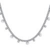 Collana Donna Luca Barra In Acciaio Con Cristalli Bianchi Pendenti 6 - Verre Gioielli Collana Donna Luca Barra In Acciaio Con Cristalli Bianchi Pendenti 2 Verre Gioielli - l'istituzione del gioiello