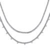 Collana Donna Luca Barra In Acciaio Doppia Trama Con Cristalli Bianchi 6 - Verre Gioielli Collana Donna Luca Barra In Acciaio Doppia Trama Con Cristalli Bianchi 2 Verre Gioielli - l'istituzione del gioiello