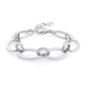 Bracciale Donna Stroili In Acciaio Con Cristalli Bianchi