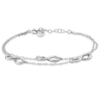 Bracciale Donna Stroili In Argento 925 A Doppio Filo Con Infinito