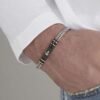 Bracciale Uomo Luca Barra In Acciaio Con Ip Nero E Ancora 5 - Verre Gioielli Bracciale Uomo Luca Barra In Acciaio Con Ip Nero E Ancora 1 Verre Gioielli - l'istituzione del gioiello