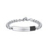 Bracciale Uomo Luca Barra In Acciaio Con Ip Nero 1 - Verre Gioielli Bracciale Uomo Luca Barra In Acciaio Con Ip Nero