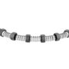 Bracciale Uomo Luca Barra In Acciaio Con Ematite Grigia 6 - Verre Gioielli Bracciale Uomo Luca Barra In Acciaio Con Ematite Grigia 2 Verre Gioielli - l'istituzione del gioiello