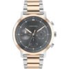 Orologio Uomo Calvin Klein Multifunzione Al Quarzo In Acciaio Bicolore 2 - Verre Gioielli Orologio Uomo Calvin Klein Multifunzione Al Quarzo Acciaio Bicolore