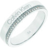 Anello Donna Calvin Klein In Acciaio E Cristalli Bianchi