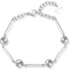 Bracciale Donna Brosway In Acciaio Con Cristalli Bianchi