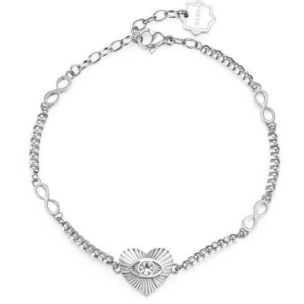 Bracciale Donna Brosway In Acciaio Con Cuore E Cristallo