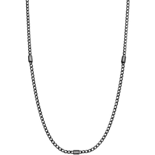 Collana Uomo Brosway In Acciaio Nero 3 - Verre Gioielli Collana Uomo Brosway In Acciaio Nero