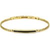 Bracciale Uomo Brosway In Acciaio Dorato Con Zirconi Neri 2 - Verre Gioielli Bracciale Uomo Brosway In Acciaio Dorato Con Zirconi Neri