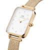 Orologio Donna Daniel Wellington Quadro Lumine Pressed In Acciaio Dorato 5 - Verre Gioielli Orologio Donna Daniel Wellington Quadro Lumine Pressed In Acciaio Dorato 1 Verre Gioielli - l'istituzione del gioiello