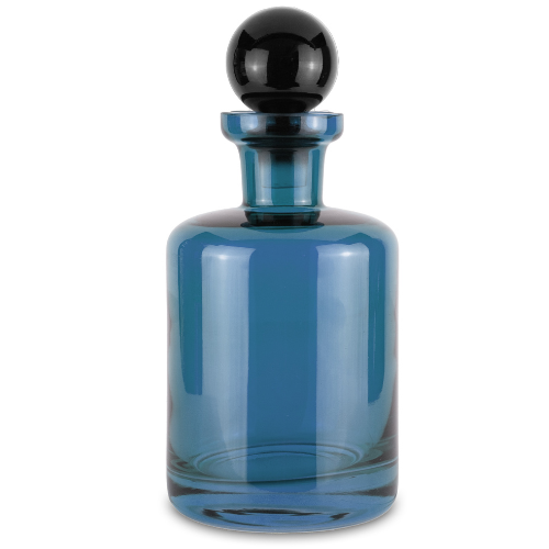 Bottiglia Whisky Baci Milano In Vetro Blu Vesti La Tavola 3 - Verre Gioielli Bottiglia Whisky Baci Milano In Vetro Blu Vesti La Tavola