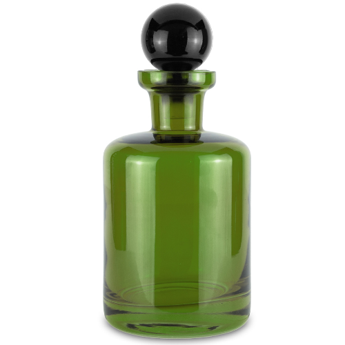 Bottiglia Whisky Baci Milano In Vetro Verde Vesti La Tavola 3 - Verre Gioielli Bottiglia Whisky Baci Milano In Vetro Verde Vesti La Tavola