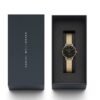 Orologio Donna Daniel Wellington Petite Lumine Pressed Piano In Acciaio Dorato 2 Verre Gioielli - l'istituzione del gioiello