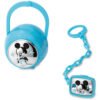Spilla Con Porta Ciuccio Valenti Disney Baby Celeste E Topolino Con Argento 925 2 - Verre Gioielli Spilla Con Porta Ciuccio Valenti Disney Baby Celeste E Topolino Con Argento 925