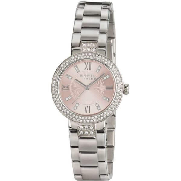 Orologio Donna Breil Solo Tempo Al Quarzo In Acciaio E Cristalli 3 - Verre Gioielli Orologio Donna Breil Solo Tempo Al Quarzo In Acciaio E Cristalli