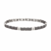 Bracciale Uomo Breil In Acciaio Bicolore Con Ceramica E Cubic Zirconia 1 - Verre Gioielli Bracciale Uomo Breil In Acciaio Bicolore Con Ceramica E Cubic Zirconia
