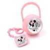 Spilla Con Porta Ciuccio Valenti Disney Baby Rosa E Minnie Con Argento 925 2 - Verre Gioielli Spilla Con Porta Ciuccio Valenti Disney Baby Rosa E Minnie Con Argento 925