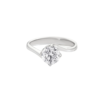 Anello Donna Solitario Recarlo Anniversary In Oro Bianco 18 Kt E Diamanti 0.145 Ct 1 - Verre Gioielli Anello Donna Solitario Recarlo Anniversary In Oro Bianco 18 Kt E Diamanti 0.145 Ct