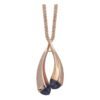 Collana Donna Boccadamo In Bronzo Rosato Doppio Filo Con Cristalli E Zirconi 1 - Verre Gioielli Collana Donna Boccadamo In Bronzo Rosato Doppio Filo Con Cristalli E Zirconi