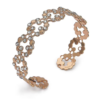 Bracciale Bangle Donna Boccadamo In Bronzo Dorato E Cristalli
