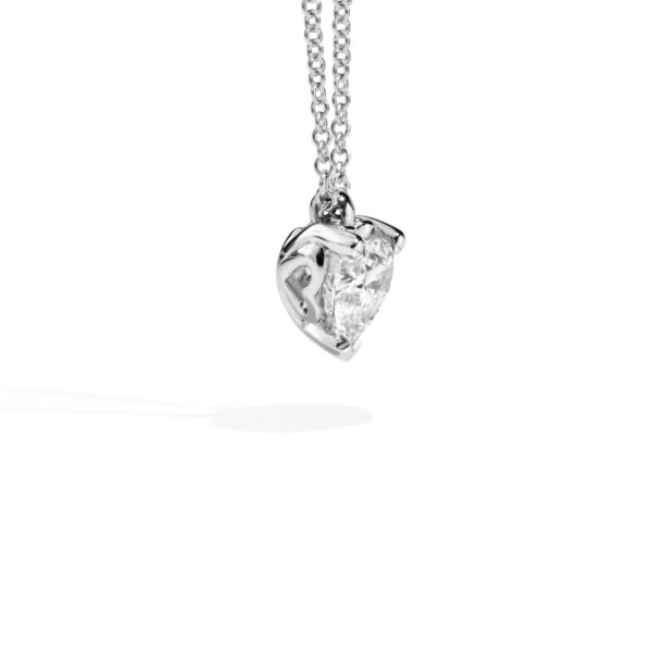 Collana Donna Punto Luce Recarlo Anniversary Love In Oro Bianco 18 Kt E Diamanti 0.21 Ct 1 Verre Gioielli - l'istituzione del gioiello