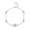 Bracciale Donna Brosway Semi Rigido In Acciaio E Cristalli Con Occhio E Cristallo Celeste 1 - Verre Gioielli Bracciale Donna Brosway Semi Rigido In Acciaio E Cristalli Con Occhio E Cristallo Celeste