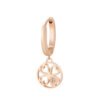Mono Orecchino Donna Brosway In Acciaio Rosato Con Quadrifoglio E Zircone Bianco 1 - Verre Gioielli Mono Orecchino Donna Brosway In Acciaio Rosato Con Quadrifoglio E Zircone Bianco