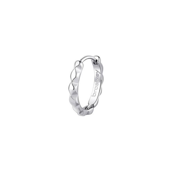 Mono Orecchino Donna A Cerchio Brosway In Acciaio 3 - Verre Gioielli Mono Orecchino Donna A Cerchio Brosway In Acciaio
