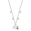 Collana Donna Brosway In Acciaio Con Cristalli Bianchi E Ape Pendente Con Zirconi