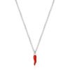 Collana Donna Brosway In Acciaio Con Cornetto Rosso