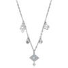 Collana Donna Brosway In Acciaio Con Occhio Pendente E Charms Con Zirconi Bianchi 1 - Verre Gioielli Collana Donna Brosway In Acciaio Con Occhio Pendente E Charms Con Zirconi Bianchi