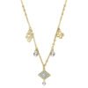 Collana Donna Brosway In Acciaio Dorato Con Occhio Pendente E Charms Con Zirconi Bianchi 1 - Verre Gioielli Collana Donna Brosway In Acciaio Dorato Con Occhio Pendente E Charms Con Zirconi Bianchi
