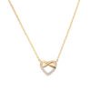 Collana Donna Amen In Argento 925 Dorato Con Cuore Infinito E Zirconi Bianchi