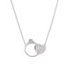 Collana Donna Amen In Argento 925 Con Cuore E Solitario E Zirconi Bianchi 1 - Verre Gioielli Collana Donna Amen In Argento 925 Con Cuore E Solitario E Zirconi Bianchi