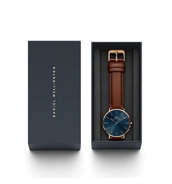 Orologio Uomo Daniel Wellington Classic St Mawes Artic In Acciaio E Pelle 4 Verre Gioielli - l'istituzione del gioiello