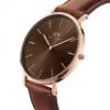 Orologio Uomo Daniel Wellington Classic St Mawes Artic In Acciaio E Pelle 1 Verre Gioielli - l'istituzione del gioiello