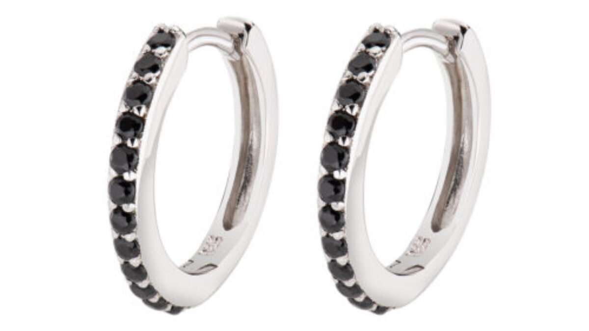 HTN - Tjc Crescent Moon Orecchini Per La Donna Multipla Delle Donne Zirconia Cubica In 1.3ct