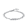 Bracciale Donna Luca Barra In Acciaio Doppio Filo Con Infinito E Cuore Con Cristalli Bianchi 2 - Verre Gioielli Bracciale Donna Luca Barra In Acciaio Doppio Filo Con Infinito E Cuore Con Cristalli Bianchi