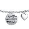 Bracciale Donna Luca Barra In Acciaio Mamma 1 Verre Gioielli - l'istituzione del gioiello