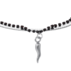 Bracciale Donna Luca Barra In Acciaio Con Elementi Neri E Cornetto 5 - Verre Gioielli Bracciale Donna Luca Barra In Acciaio Con Elementi Neri E Cornetto 1 Verre Gioielli - l'istituzione del gioiello