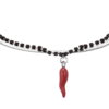 Bracciale Donna Luca Barra In Acciaio Con Elementi Neri E Cornetto Smaltato Rosso 5 - Verre Gioielli Bracciale Donna Luca Barra In Acciaio Con Elementi Neri E Cornetto Smaltato Rosso 1 Verre Gioielli - l'istituzione del gioiello