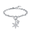 Bracciale Donna Luca Barra In Acciaio Con Fiore Della Vita E Cristalli Bianchi 2 - Verre Gioielli Bracciale Donna Luca Barra In Acciaio Con Fiore Della Vita E Cristalli Bianchi