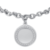 Bracciale Donna Luca Barra In Acciaio E Cristalli Bianchi Con Piastra Rotonda 5 - Verre Gioielli Bracciale Donna Luca Barra In Acciaio E Cristalli Bianchi Con Piastra Rotonda 1 Verre Gioielli - l'istituzione del gioiello