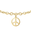 Bracciale Donna Luca Barra In Acciaio Dorato Con Simbolo Della Pace 5 - Verre Gioielli Bracciale Donna Luca Barra In Acciaio Dorato Con Simbolo Della Pace 1 Verre Gioielli - l'istituzione del gioiello