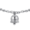 Bracciale Donna Luca Barra In Acciaio Con Campanella E Cristalli Bianchi 5 - Verre Gioielli Bracciale Donna Luca Barra In Acciaio Con Campanella E Cristalli Bianchi 1 Verre Gioielli - l'istituzione del gioiello