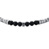 Bracciale Uomo Luca Barra In Acciaio Con Ematite Silver E Pietre Nere 5 - Verre Gioielli Bracciale Uomo Luca Barra In Acciaio Con Ematite Silver E Pietre Nere 1 Verre Gioielli - l'istituzione del gioiello
