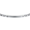 Bracciale Uomo Luca Barra In Acciaio Con Cristalli Bianchi 5 - Verre Gioielli Bracciale Uomo Luca Barra In Acciaio Con Cristalli Bianchi 1 Verre Gioielli - l'istituzione del gioiello