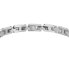 Bracciale Uomo Luca Barra In Acciaio Con Maglia A Croce 1 Verre Gioielli - l'istituzione del gioiello