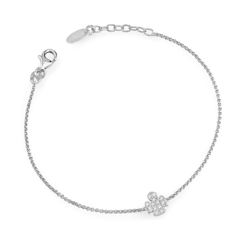 Bracciale Donna Amen In Argento 925 Con Angelo E Zirconi Bianchi