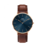 Orologio Uomo Daniel Wellington Classic St Mawes Artic In Acciaio E Pelle